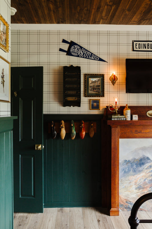 Scottish Inspired Guest Room - Custom Colour Wall Paint