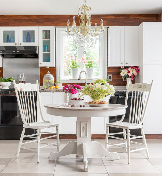 White Farmhouse table - Homestead House Milk Paint