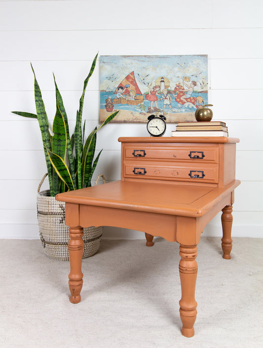 Transforming Memories: Refinishing a Telephone Table