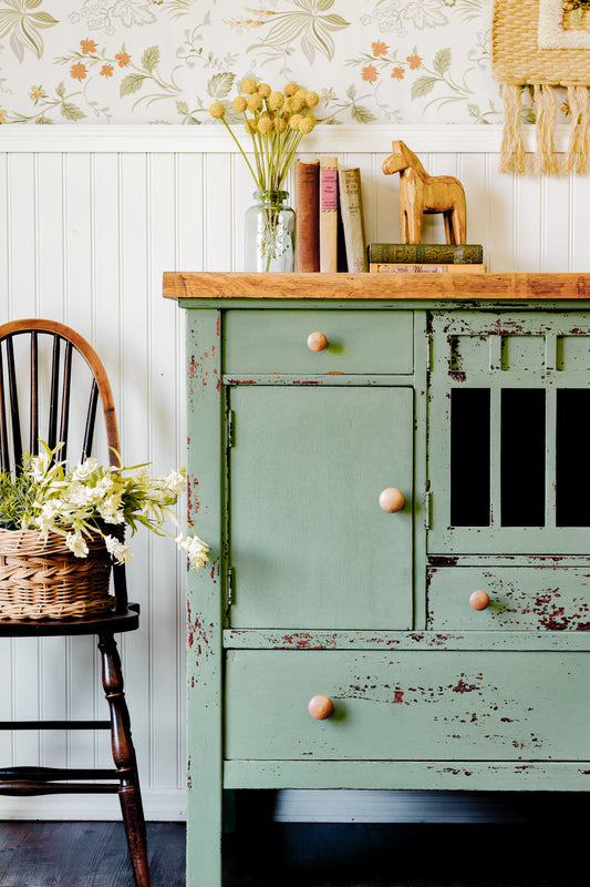 Stockholm Green a New HH Milk Paint Colour