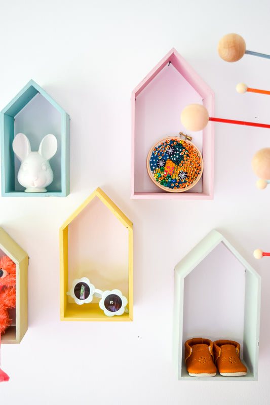 Rainbow Nursery Shelves