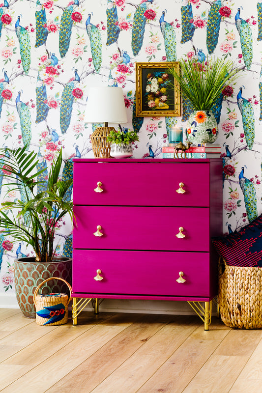 Maximalism Bold Furniture Makeover