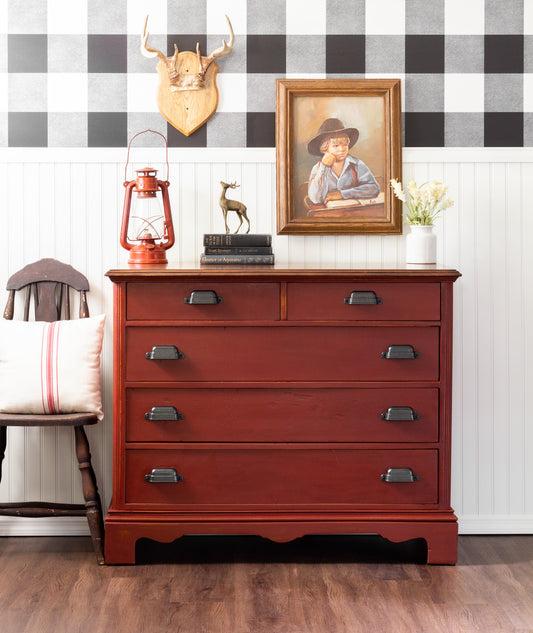 How to wax Milk Paint