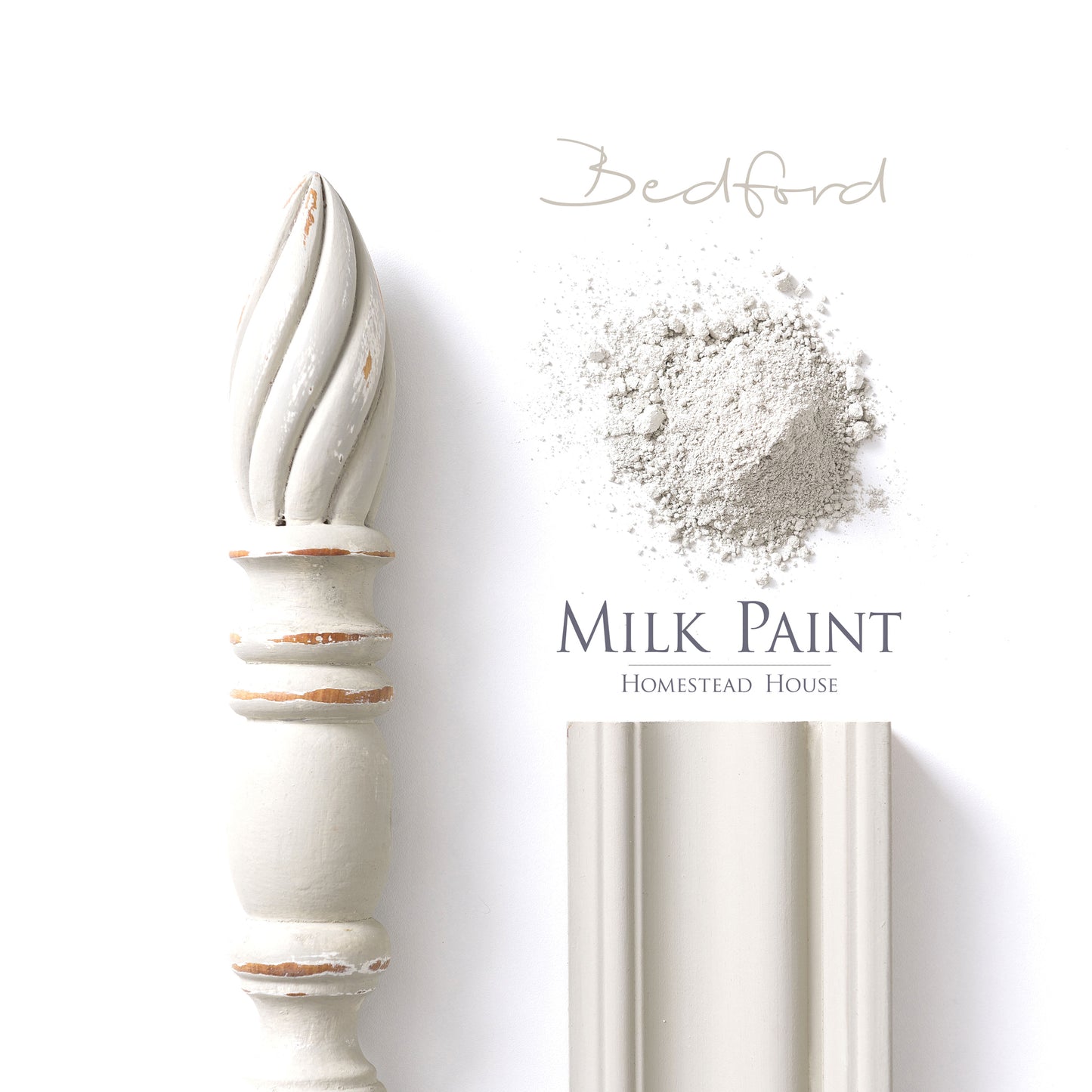 Milk Paint from Homestead House in Bedford, Soft green with a muted grey undertones. | homesteadhouse.ca