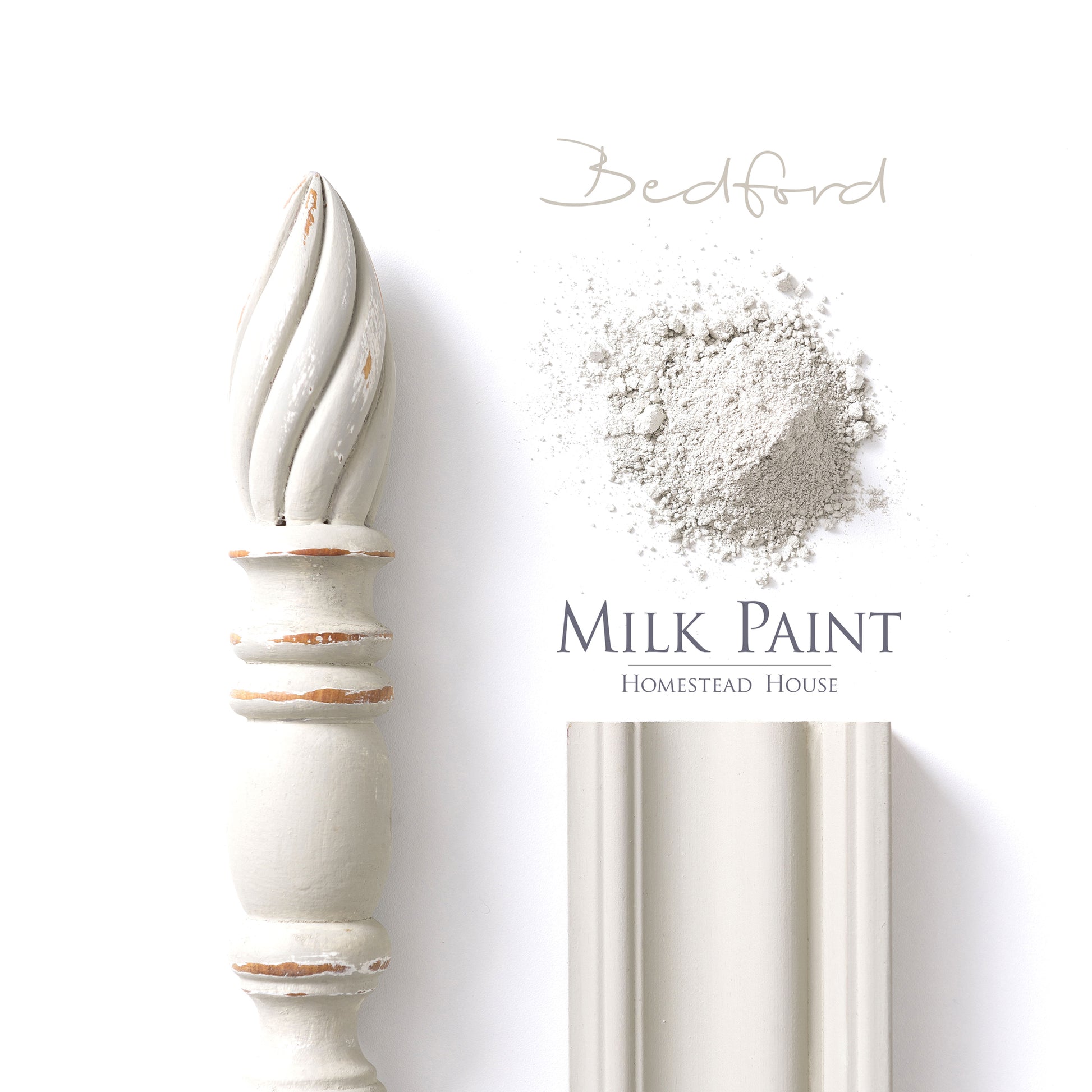 Milk Paint from Homestead House in Bedford, Soft green with a muted grey undertones. | homesteadhouse.ca