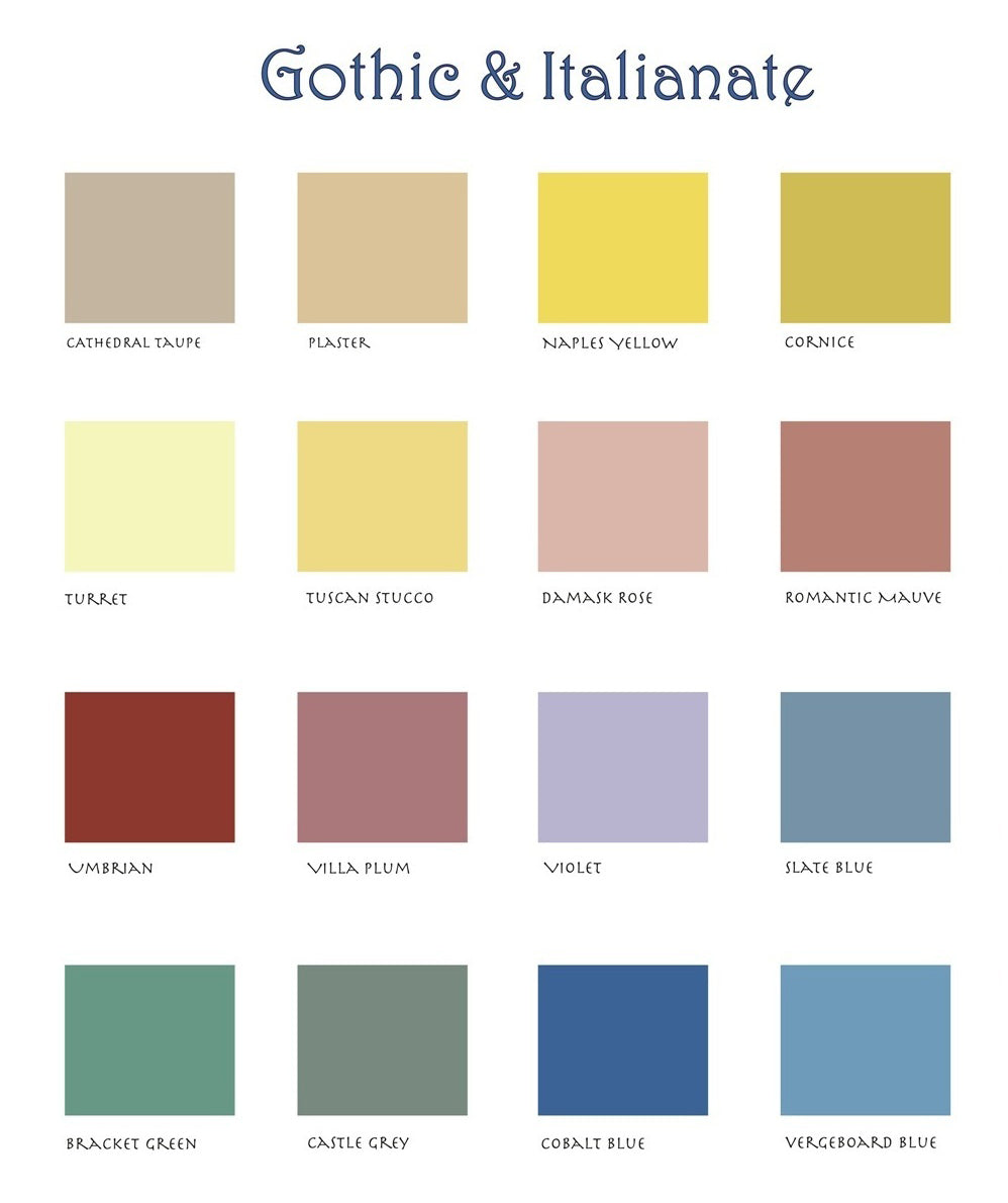 Gothic & Italianate Collection of 100% Acrylic Latex paint. | homesteadhouse.ca