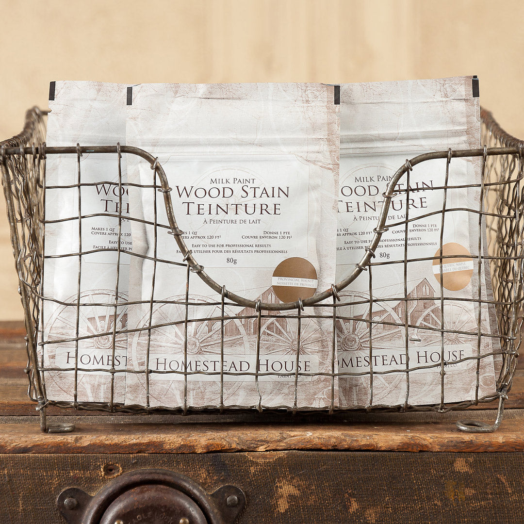 Milk Paint Stain by Homestead House in Pacific Redwood. | homesteadhouse.ca