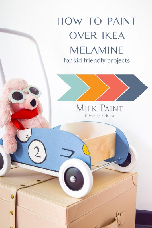 How to Paint Over IKEA Melamine