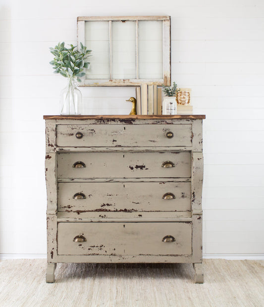 Create a Chippy, Vintage Look with Milk Paint