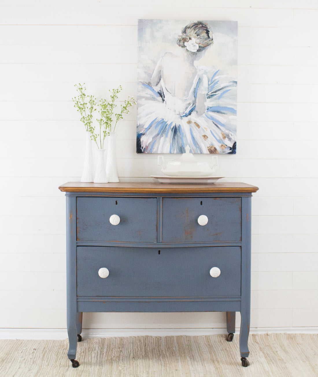 Reviving Your Bedroom: Refinishing a Bedside Table in Homestead House Rideau Blue