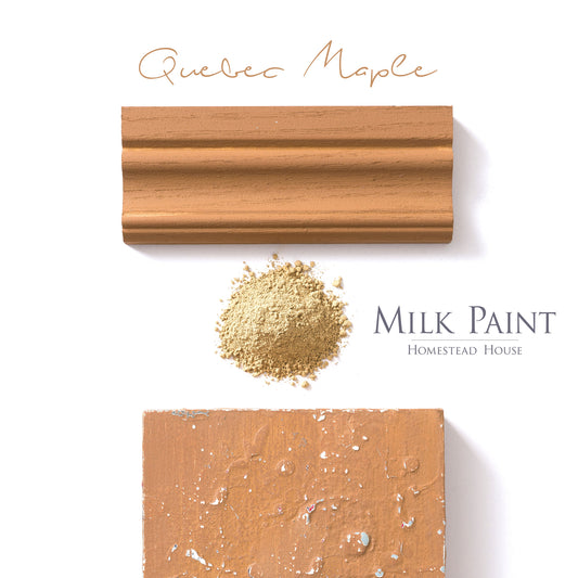Milk Paint Stain by Homestead House in Quebec Maple.  |  homesteadhouse.ca